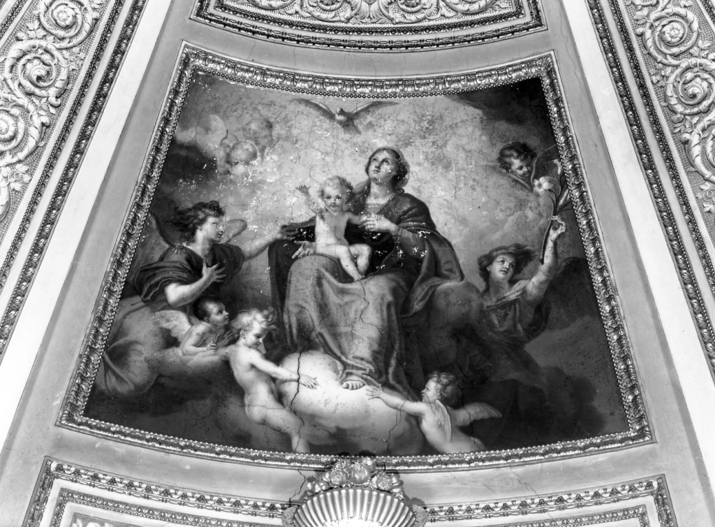 Basilica dei SS. Silvestro e Martino ai Monti, Roma - Madonna con Bambino e angeli